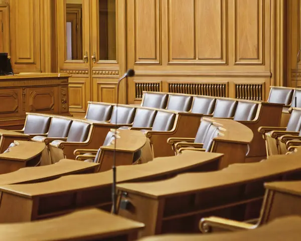 Interior of legislative building