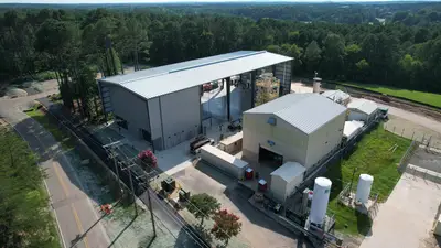 Aerial view of the expanded RTI Pilot Xcelerator